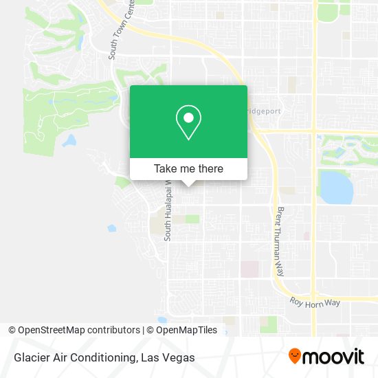 Glacier Air Conditioning map