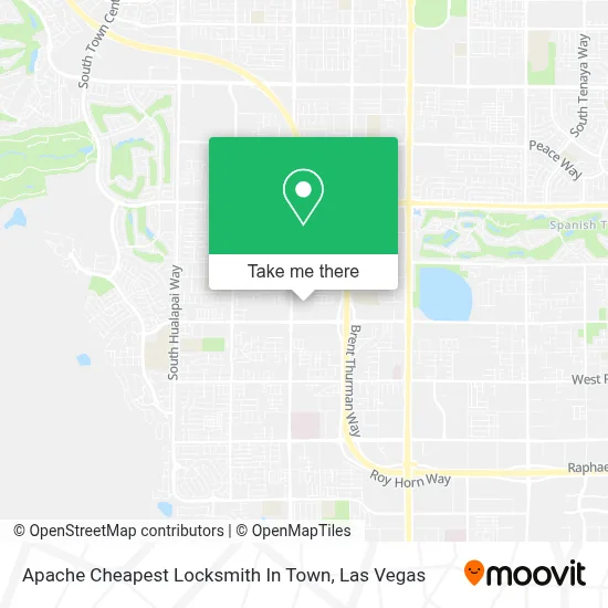 Apache Cheapest Locksmith In Town map