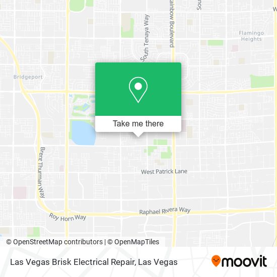 Las Vegas Brisk Electrical Repair map