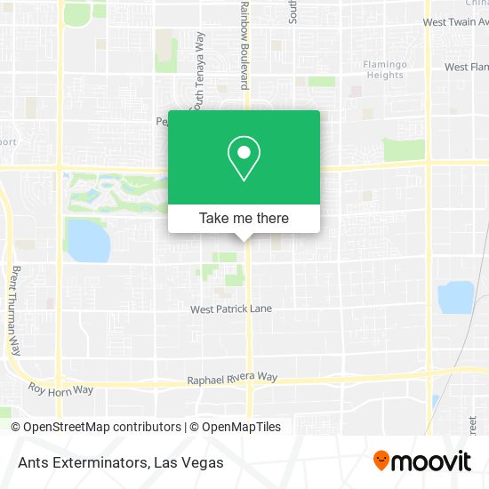 Ants Exterminators map