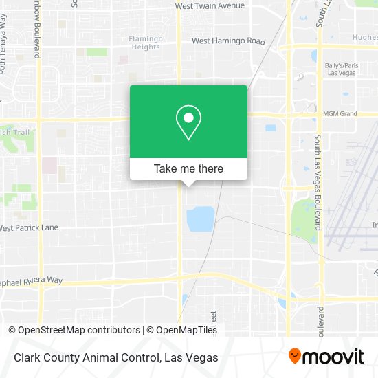 Mapa de Clark County Animal Control