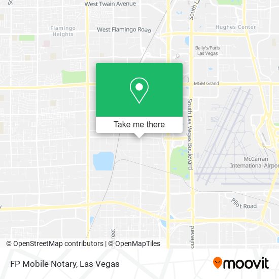Mapa de FP Mobile Notary
