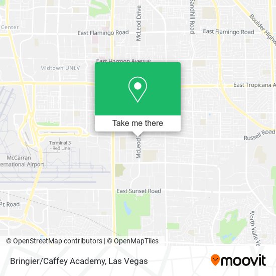 Bringier/Caffey Academy map