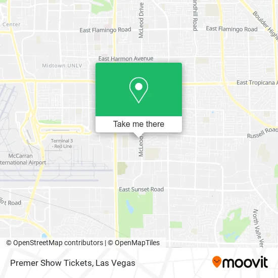 Premer Show Tickets map