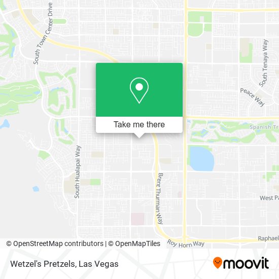 Mapa de Wetzel's Pretzels