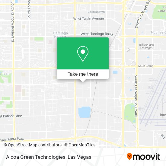 Mapa de Alcoa Green Technologies