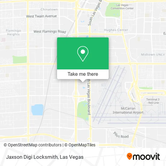 Jaxson Digi Locksmith map
