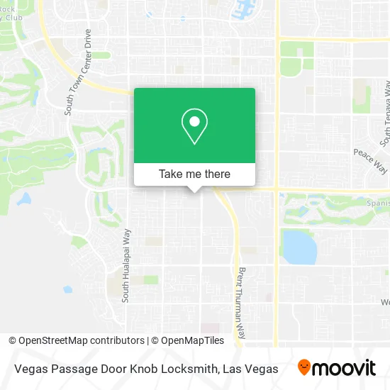 Vegas Passage Door Knob Locksmith map