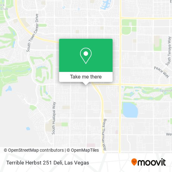 Terrible Herbst 251 Deli map