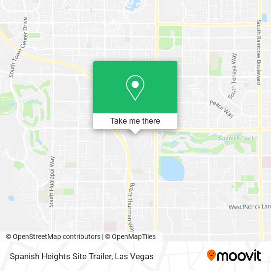 Mapa de Spanish Heights Site Trailer