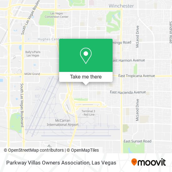 Parkway Villas Owners Association map
