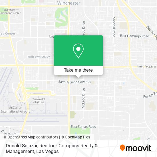 Donald Salazar, Realtor - Compass Realty & Management map