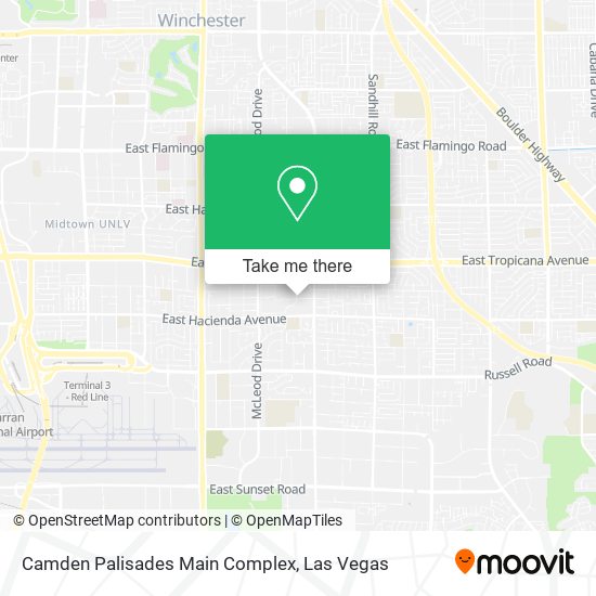 Camden Palisades Main Complex map