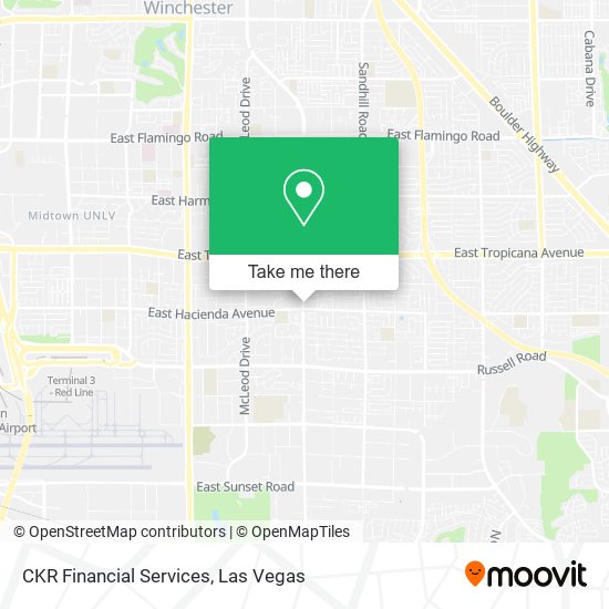 Mapa de CKR Financial Services