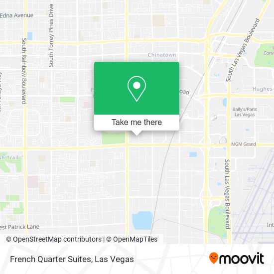 French Quarter Suites map