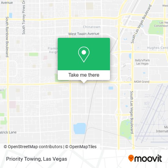 Mapa de Priority Towing