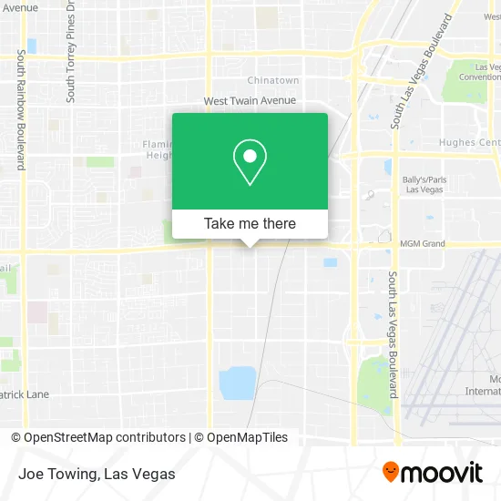 Joe Towing map