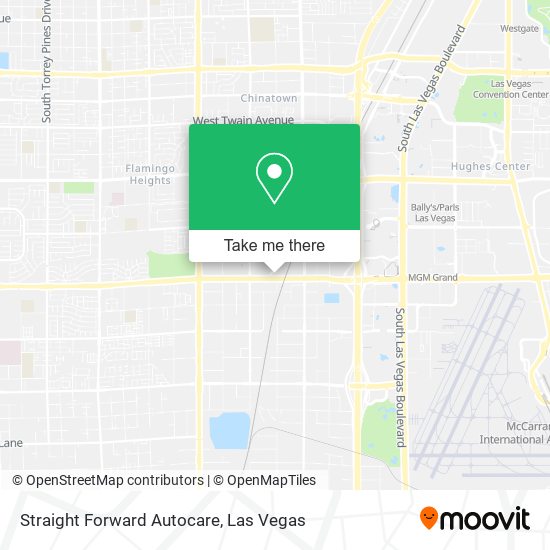 Straight Forward Autocare map
