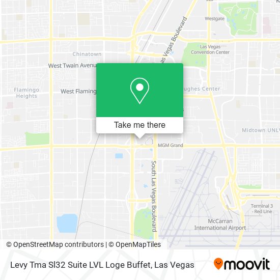 Levy Tma Sl32 Suite LVL Loge Buffet map