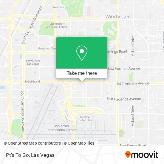 Pt's To Go map