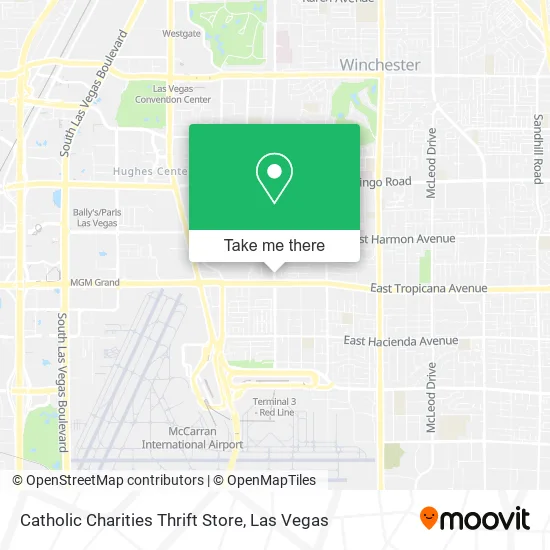 Catholic Charities Thrift Store map