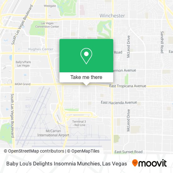Mapa de Baby Lou's Delights Insomnia Munchies