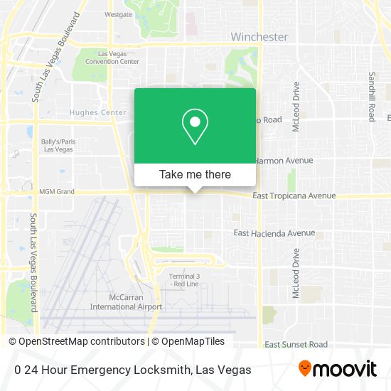 Mapa de 0 24 Hour Emergency Locksmith