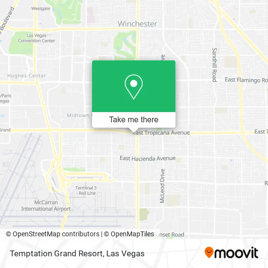 Temptation Grand Resort map