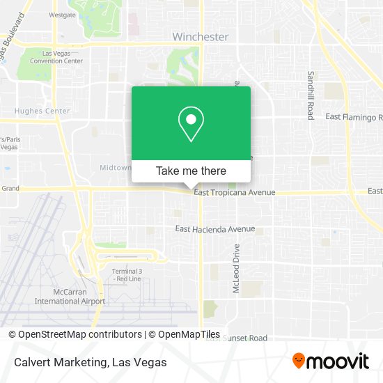 Calvert Marketing map
