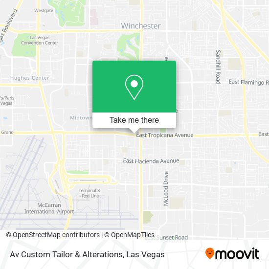 Mapa de Av Custom Tailor & Alterations