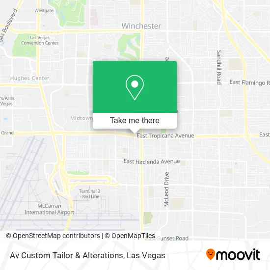 Mapa de Av Custom Tailor & Alterations