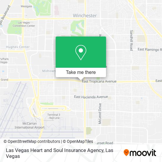 Las Vegas Heart and Soul Insurance Agency map