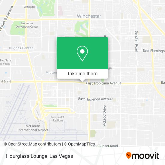 Hourglass Lounge map