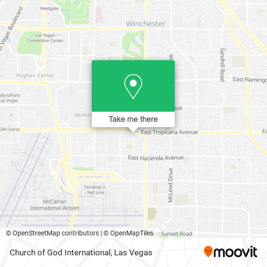 Mapa de Church of God International