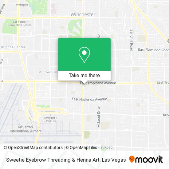 Sweetie Eyebrow Threading & Henna Art map