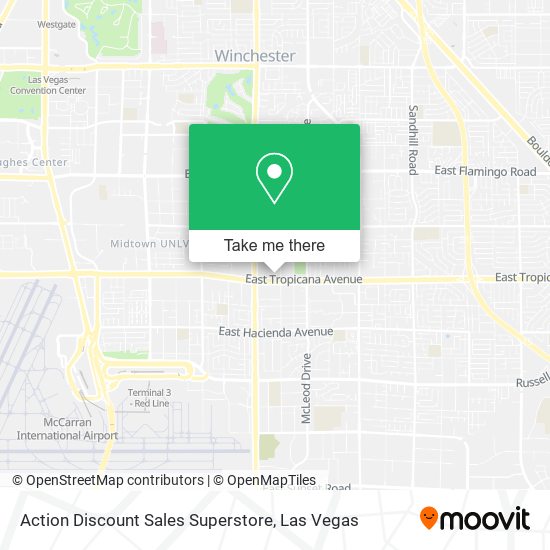 Mapa de Action Discount Sales Superstore