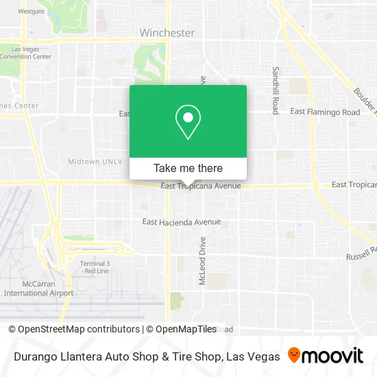 Durango Llantera Auto Shop & Tire Shop map