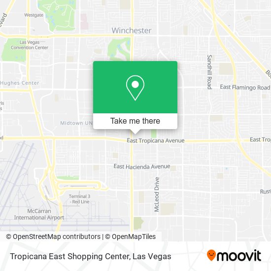 Mapa de Tropicana East Shopping Center