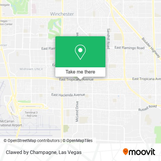 Clawed by Champagne map