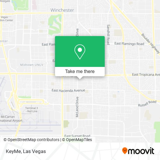 Mapa de KeyMe