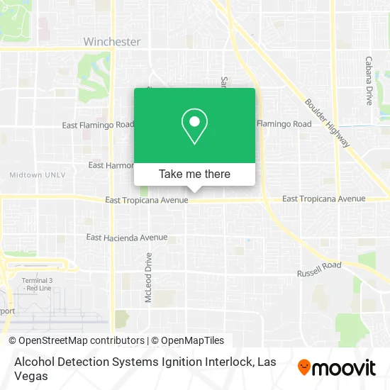 Alcohol Detection Systems Ignition Interlock map