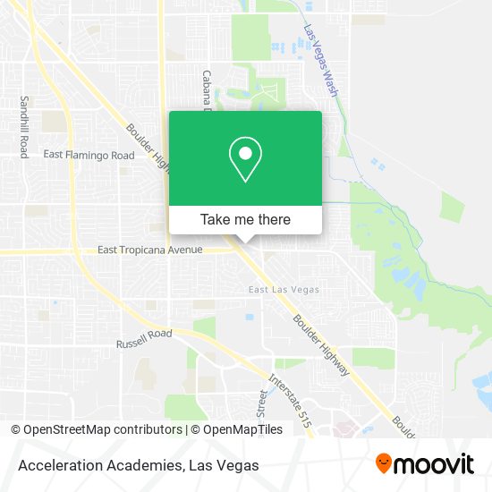 Mapa de Acceleration Academies