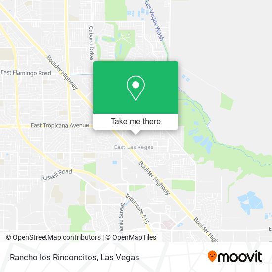Mapa de Rancho los Rinconcitos