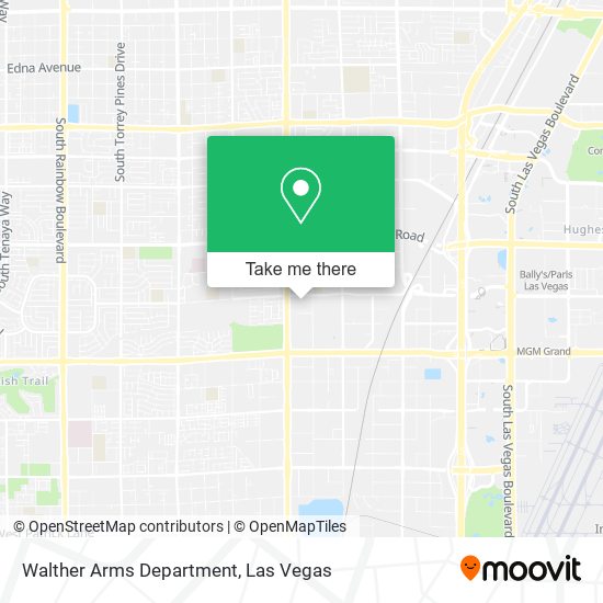 Walther Arms Department map