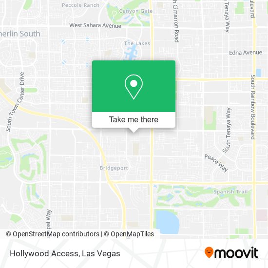 Mapa de Hollywood Access