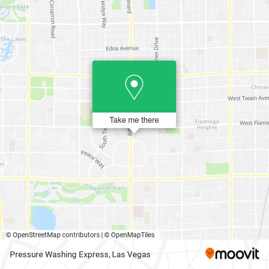 Pressure Washing Express map