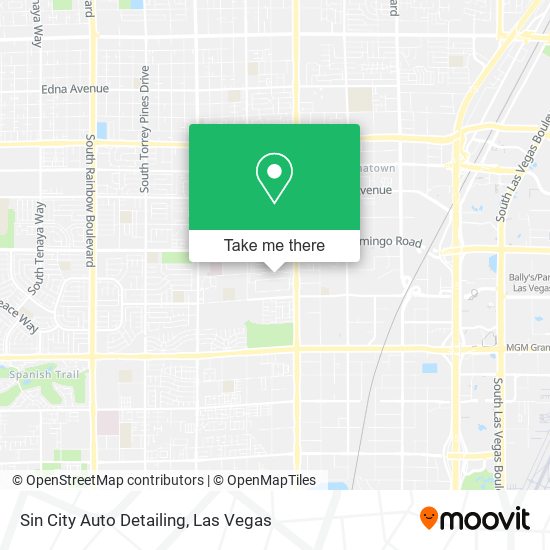 Mapa de Sin City Auto Detailing