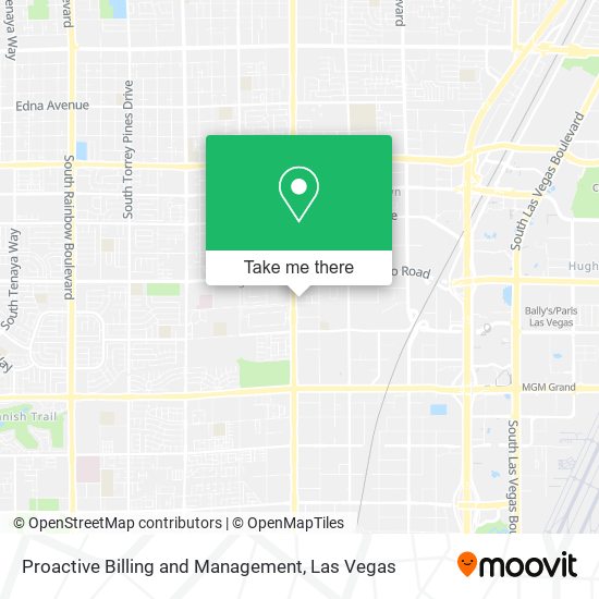 Proactive Billing and Management map