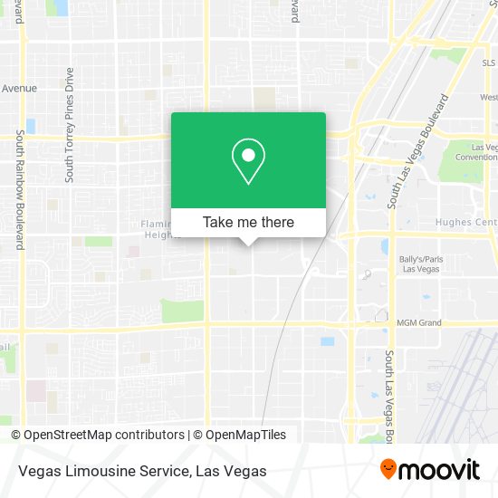 Mapa de Vegas Limousine Service