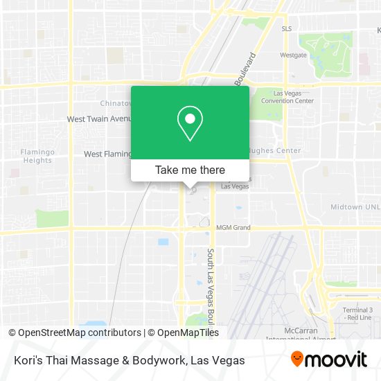 Kori's Thai Massage & Bodywork map